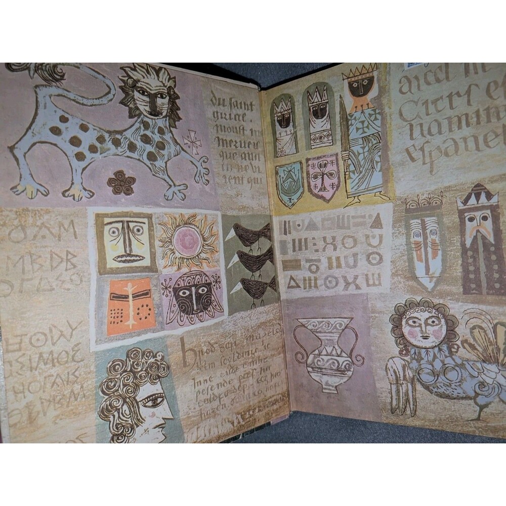 Vintage 1959 Golden Treasury of Myths & Legends Deluxe Edition Illustrated HC - Picture 9 of 14
